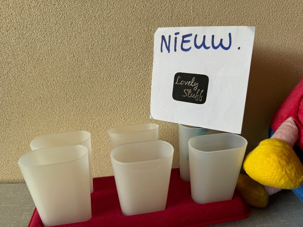 NIEUW ijsvormen zelf ijsjes maken TUPPERWARE, Overige kleuren, Overige typen, Nieuw, Ophalen of Verzenden