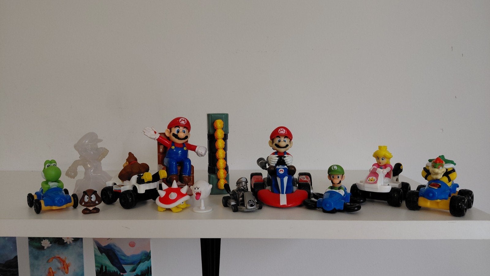 Mario kart poppetjes, Verzamelen, Poppetjes en Figuurtjes, Ophalen of Verzenden, Zo goed als nieuw