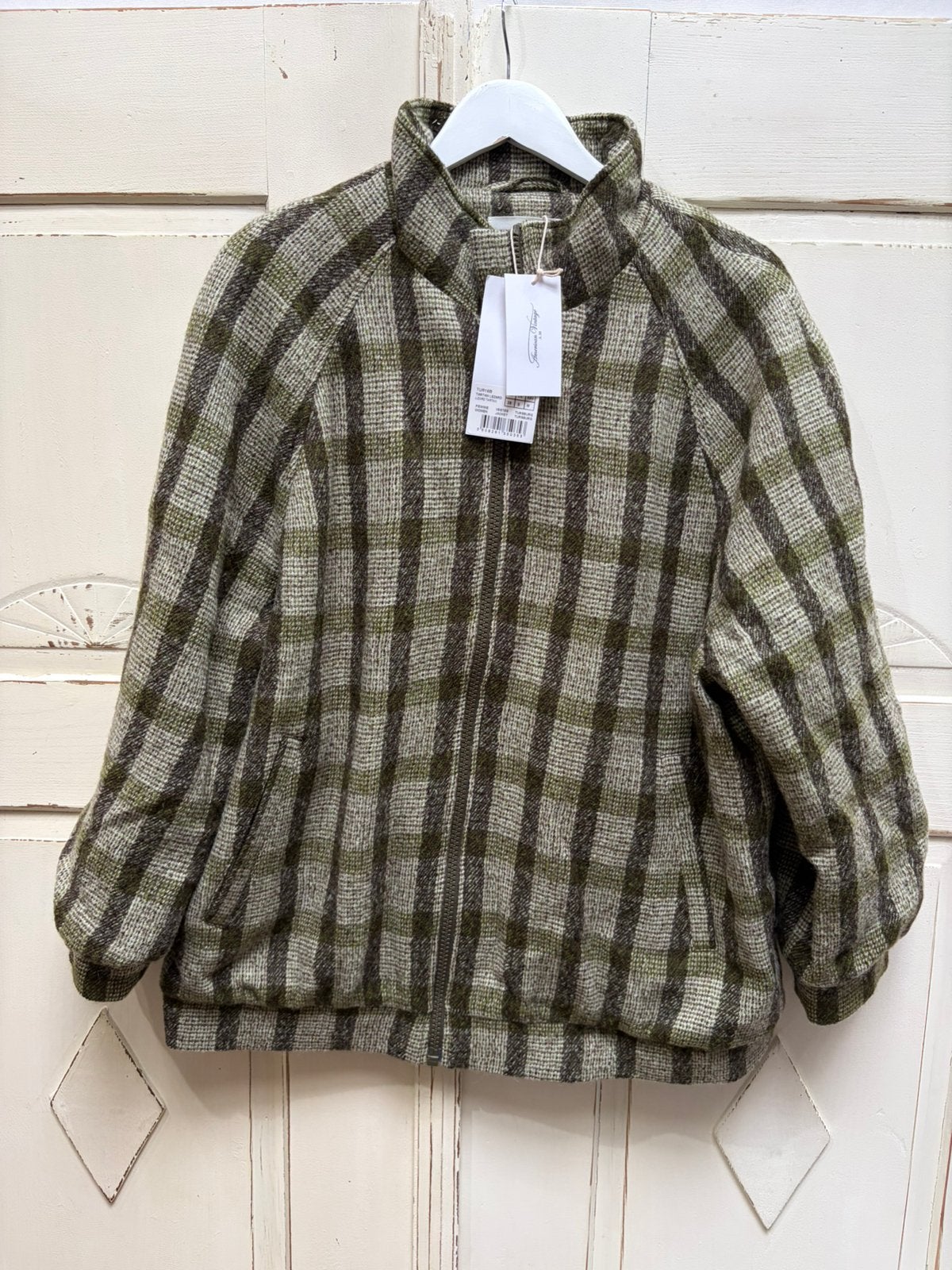 American vintage bomber jacket coat jas M, Ophalen of Verzenden, Zo goed als nieuw, Maat 38/40 (M)