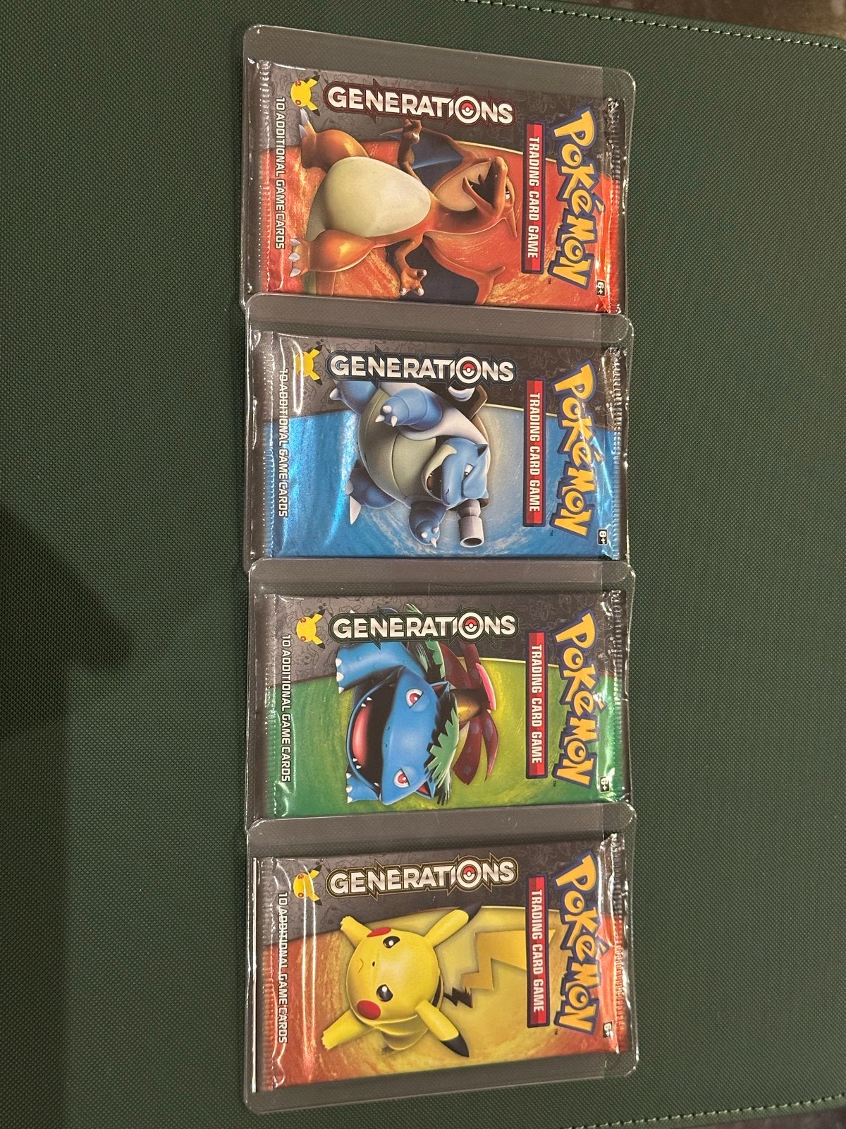 4 Pokémon Generations Boosterpacks (Artset) - Nieuw, Hobby en Vrije tijd, Verzamelkaartspellen | Pokémon, Ophalen of Verzenden
