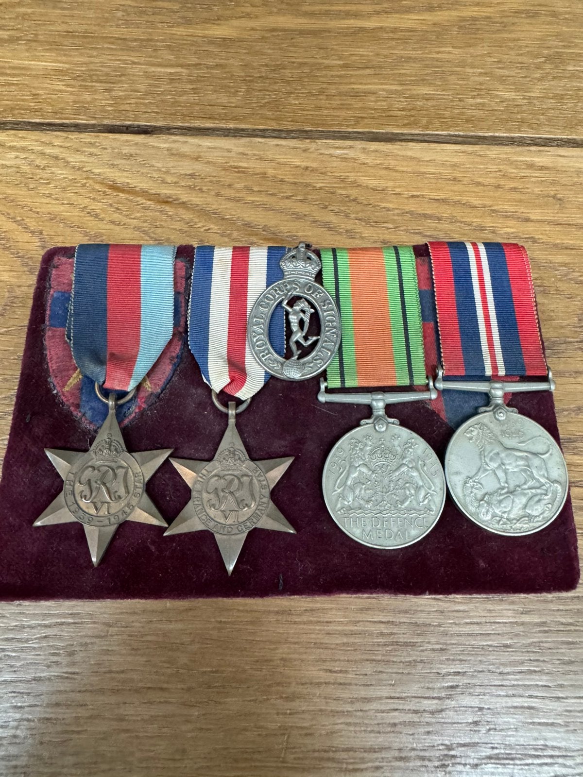 Medal group, Verzamelen, Militaria | Tweede Wereldoorlog, Ophalen of Verzenden, Engeland, Lintje, Medaille of Wings
