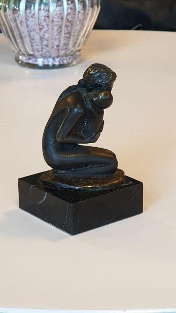 beeld corry ammerlaan ongeveer 9 cm moeder met kind, Ophalen