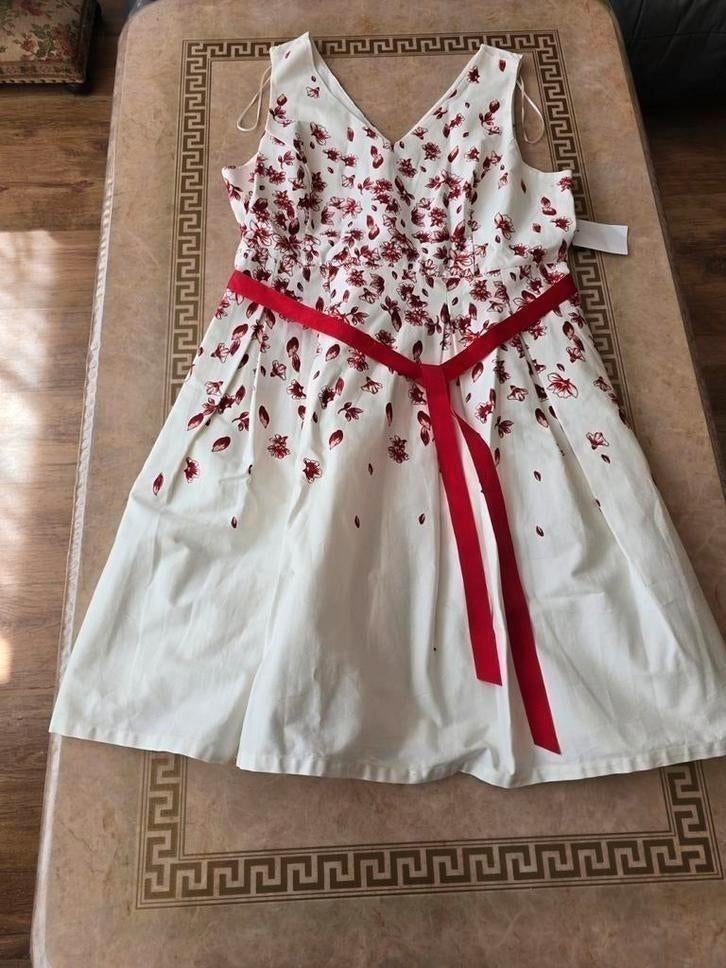 Jurk maat 44, Kleding | Dames, Gelegenheidskleding, Wit, Maat 42/44 (L), Nieuw, Cocktailjurk