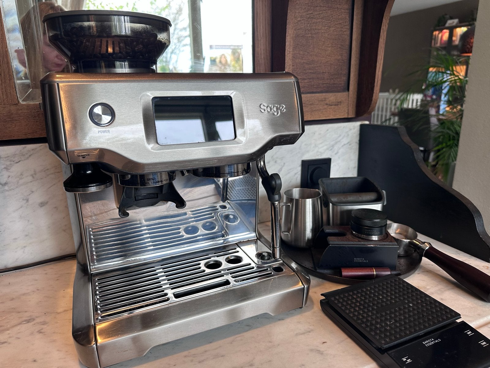 Sage Barista Touch espressomachine, Witgoed en Apparatuur, Ophalen, Afneembaar waterreservoir, Espresso apparaat, 10 kopjes of meer