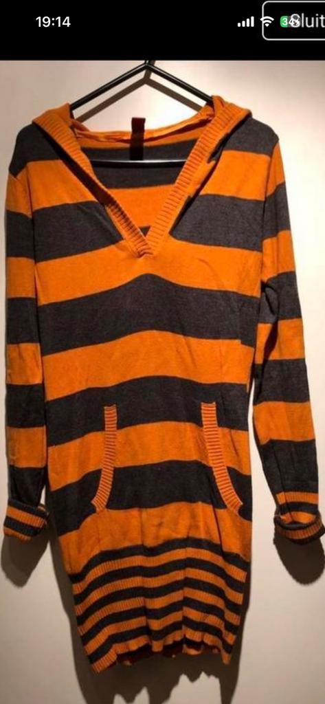 S - Vero Moda tuniek trui okergeel grijs, Kleding | Dames, Ophalen of Verzenden, Zo goed als nieuw, Maat 36 (S), Grijs