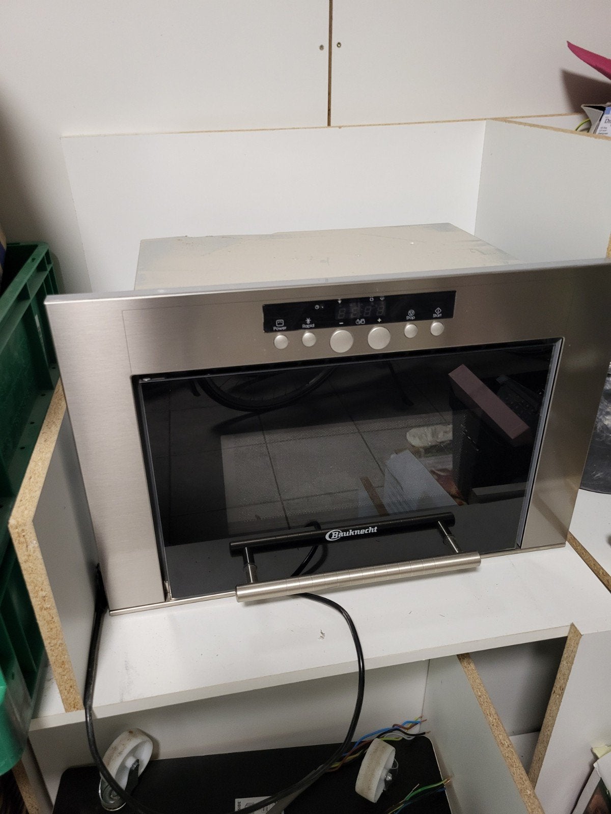 Bauknecht magnetron - Inbouw - RVS, Ophalen, Inbouw