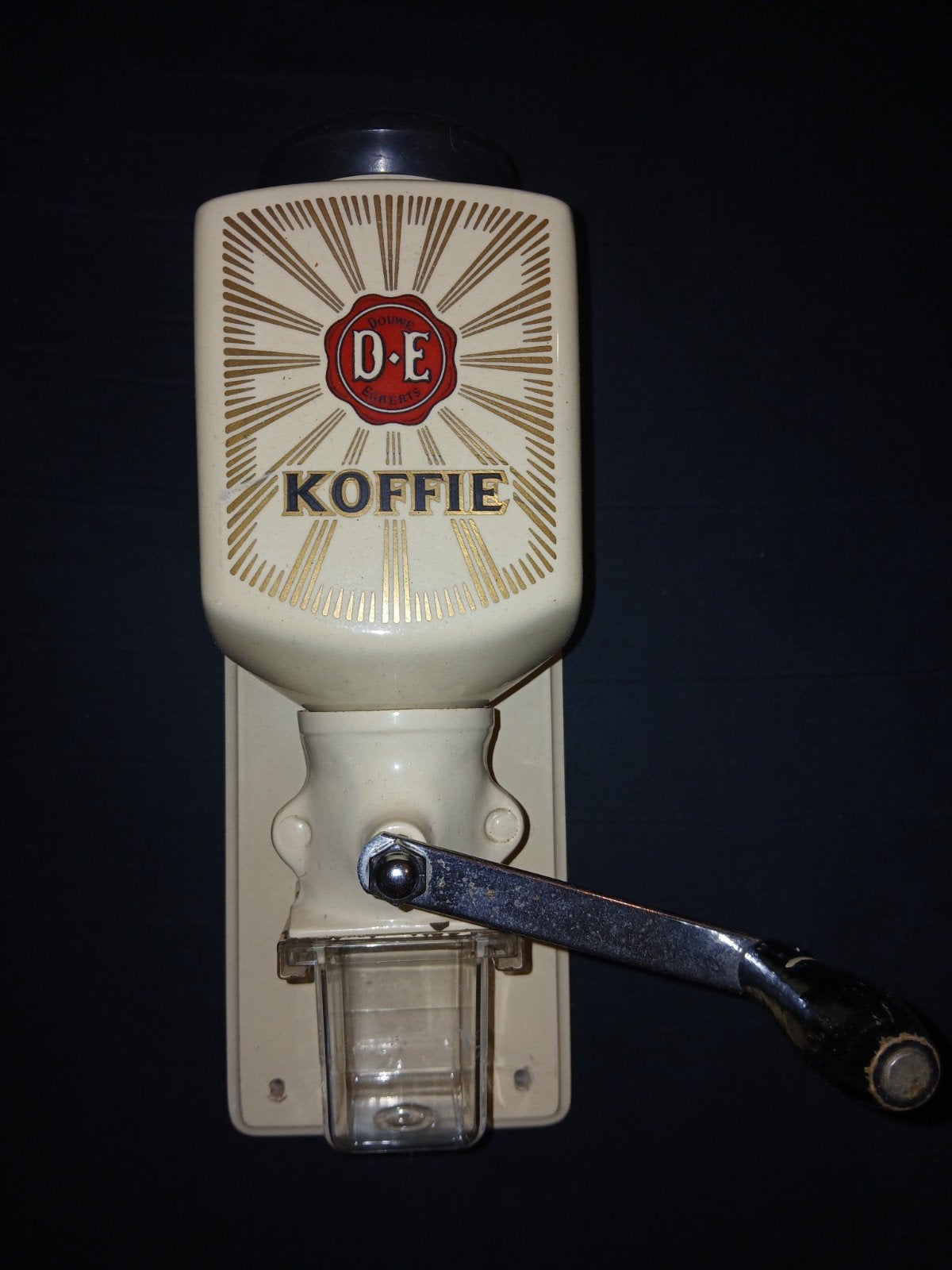 Douwe Egberts koffiemolen jaren 60, Ophalen