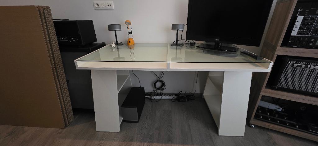 Bureau, Overige typen, Opzetstuk, Gebruikt, Hout
