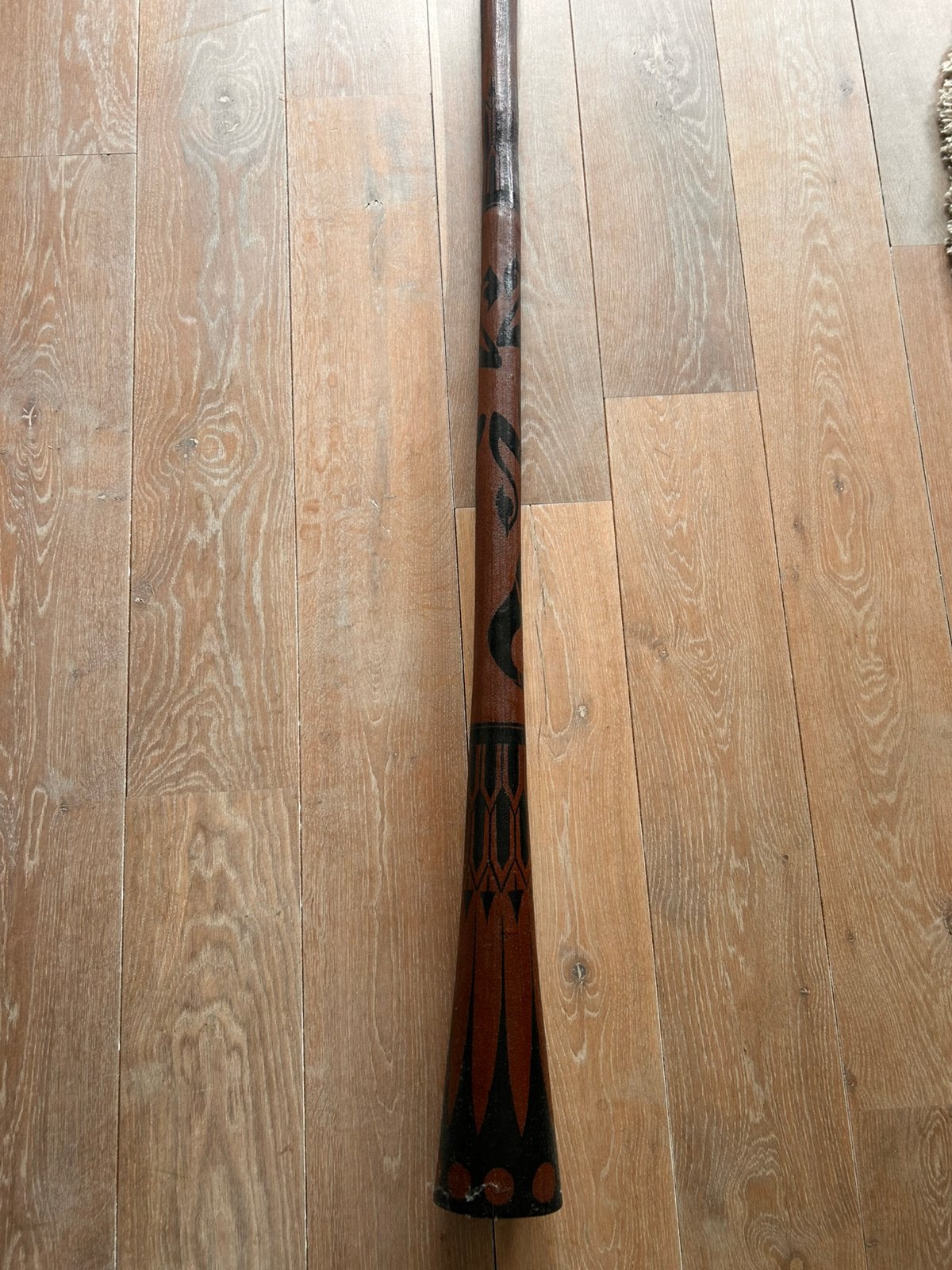 Didgeridoo maori, Muziek en Instrumenten, Blaasinstrumenten | Didgeridoos, Ophalen, Zo goed als nieuw