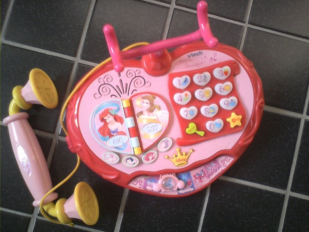 Prinsessen Leertelefoon., Ophalen, Zo goed als nieuw, Elektronica, Met licht