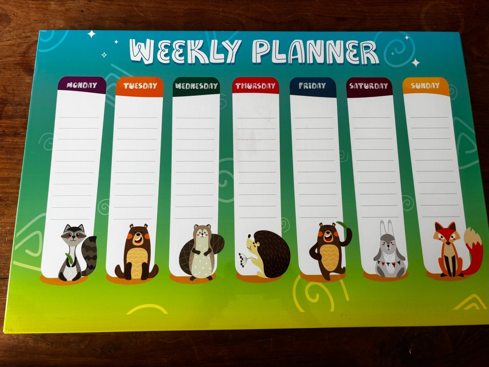 Weekplanbord voor kinderen 40x60 cm, Ophalen, Zo goed als nieuw