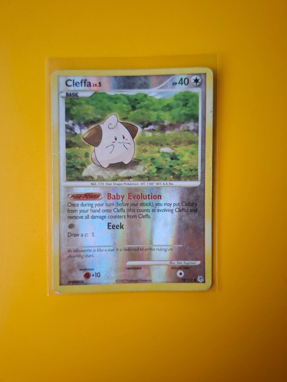 Cleffa, Pokemon, 78/130, Diamond & Pearl, Verzenden, Zo goed als nieuw, Losse kaart