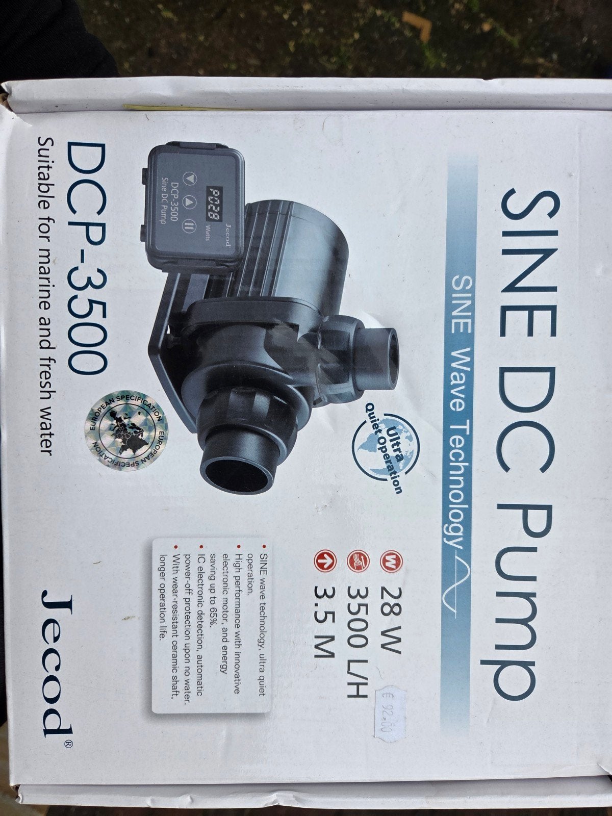 Jecod DCP-3500 SINE DC Pomp, Ophalen of Verzenden, Nieuw