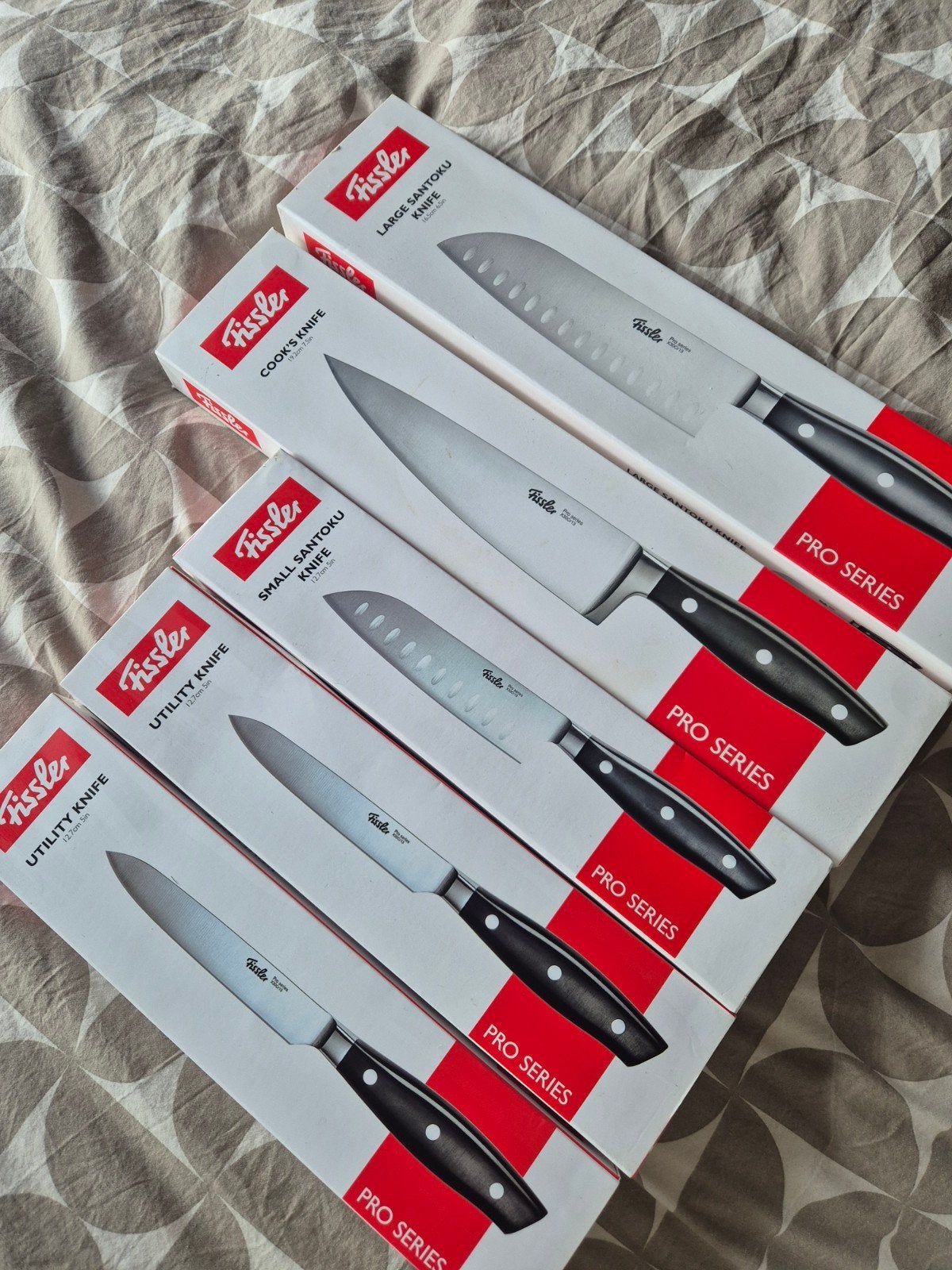 Fissler pro series professioneel koksmessen set nieuw!, Ophalen of Verzenden, Nieuw