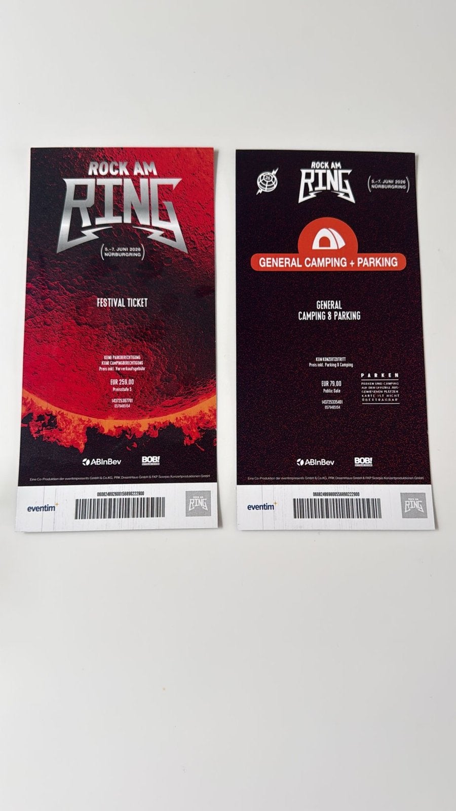 Rock Am Ring 2026 - full event + camping, Eén persoon, Juni, Hard Rock of Metal
