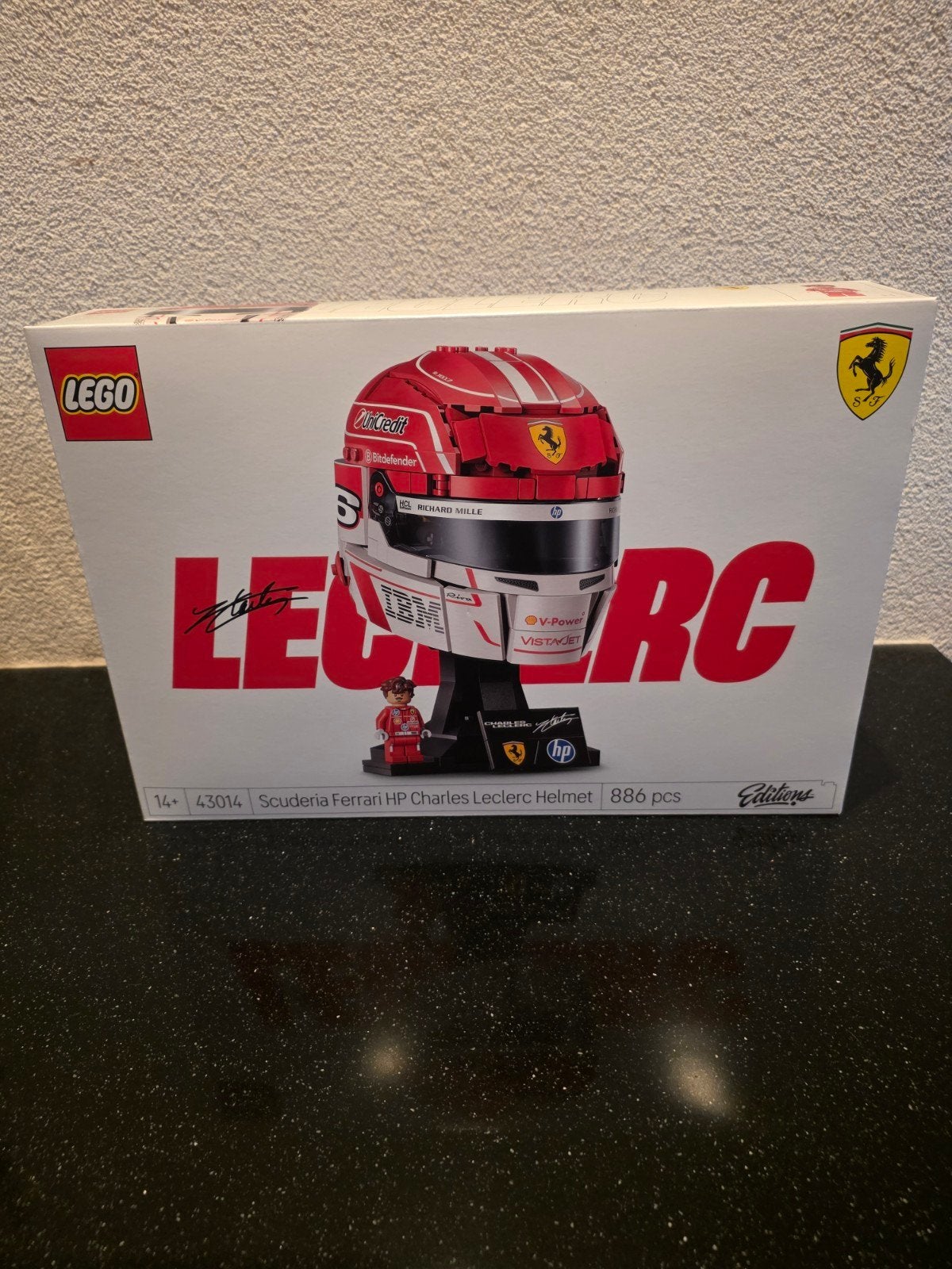 LEGO 43014 Scuderia Ferrari HP Charles Leclerc Helm, Overige thema's, Lego, Nieuw, Ophalen of Verzenden