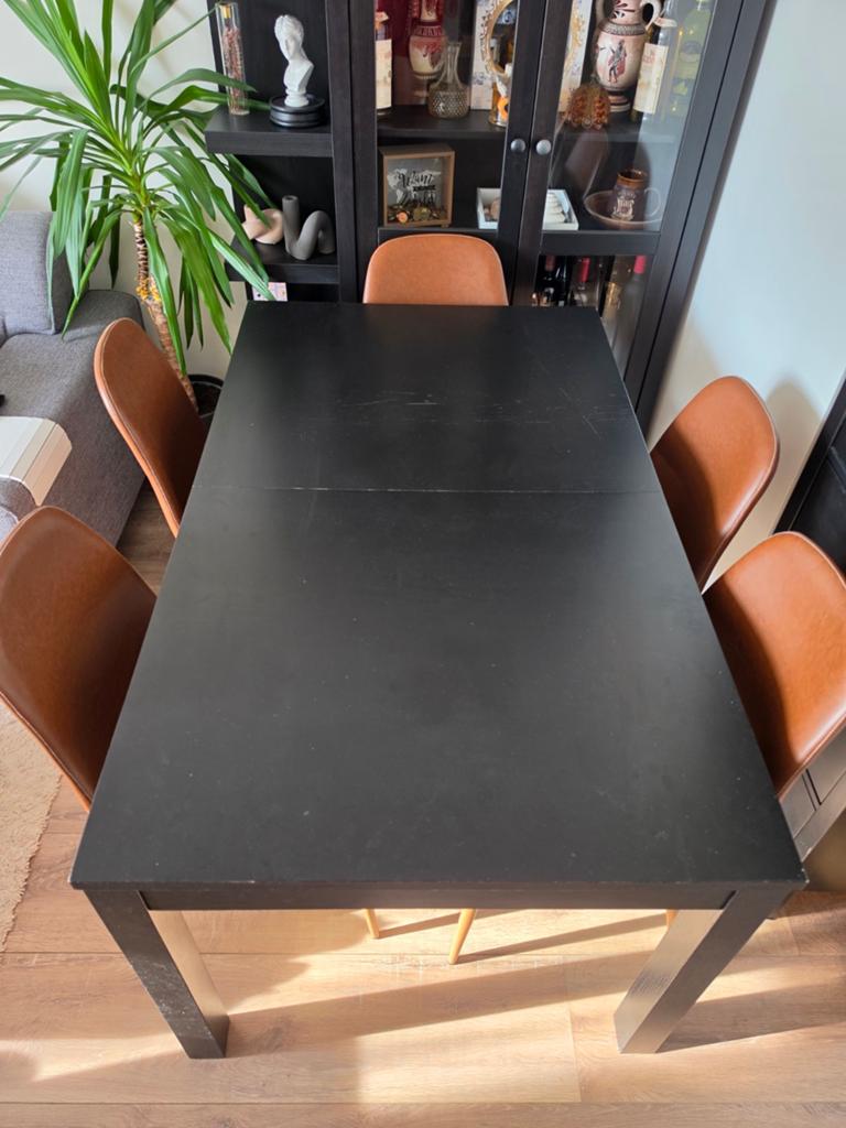 Ikea eettafel MOET WEG, Ophalen, Gebruikt, 4 tot 6 stoelen