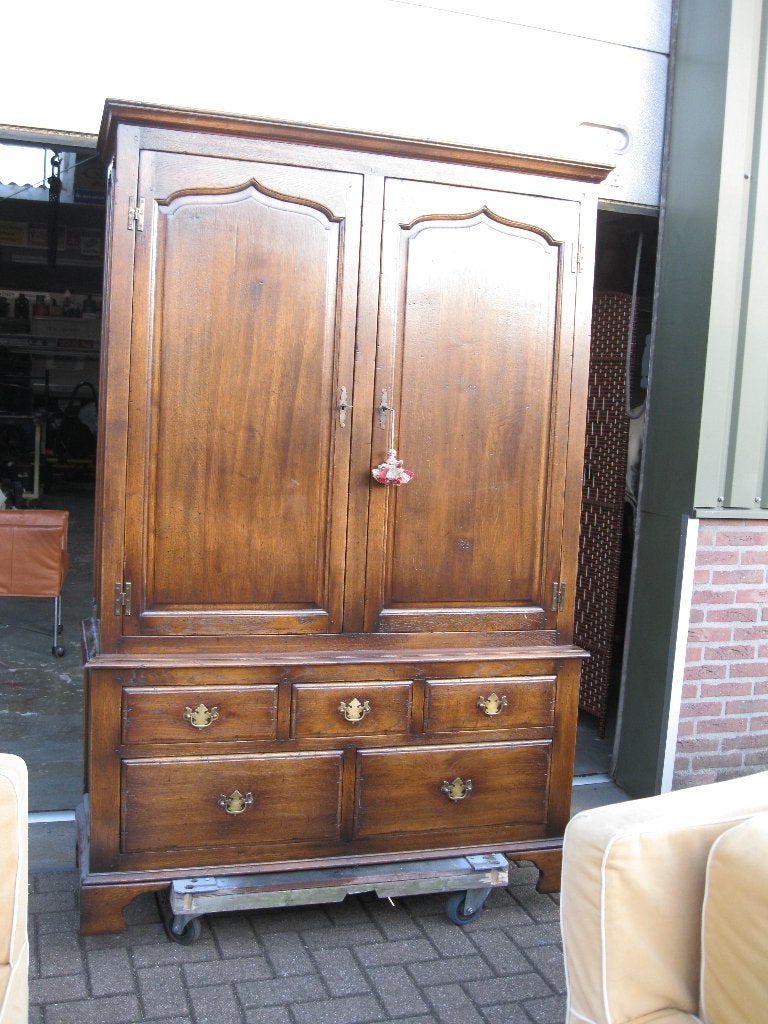 Buffetkast/5 lades/verlichting/sleutels/2 delig., Ophalen, Gebruikt, 150 tot 200 cm, 25 tot 50 cm
