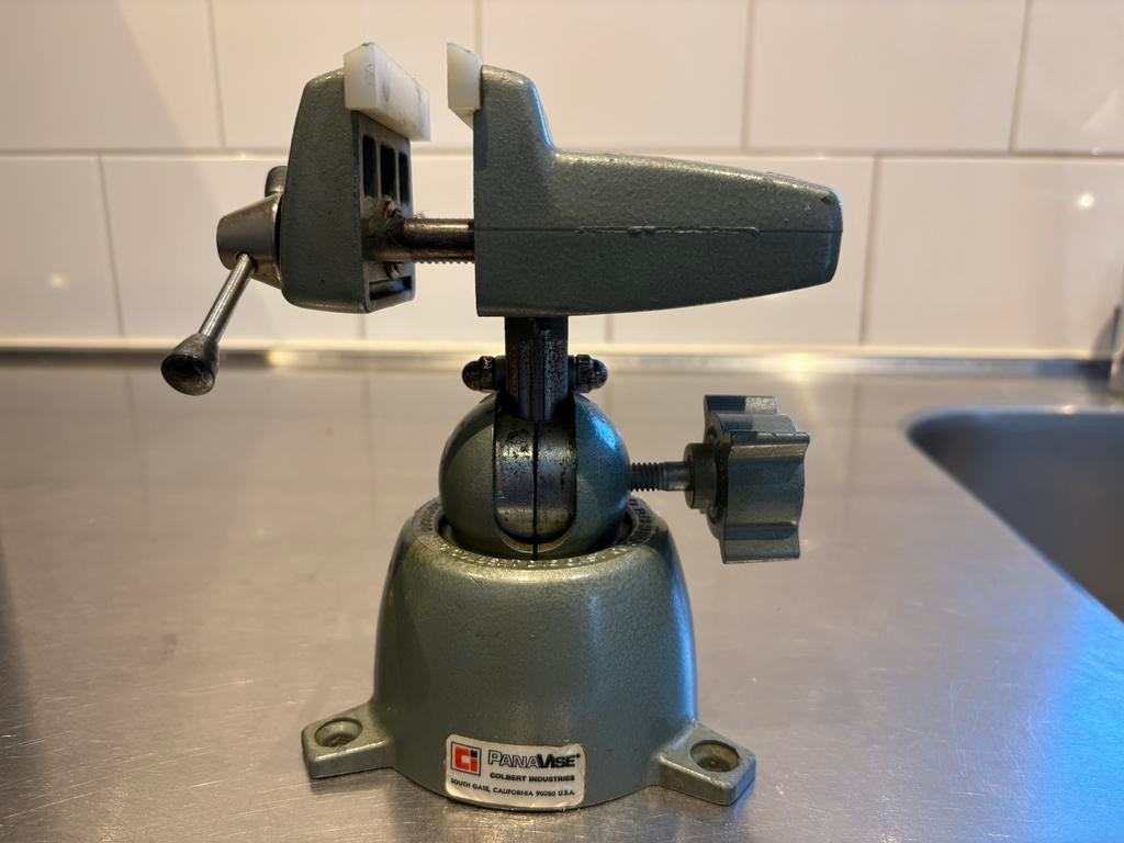 Bankschroef Panavise 171,4 mm hoog, Ophalen, Gebruikt, Minder dan 600 watt, Overige typen
