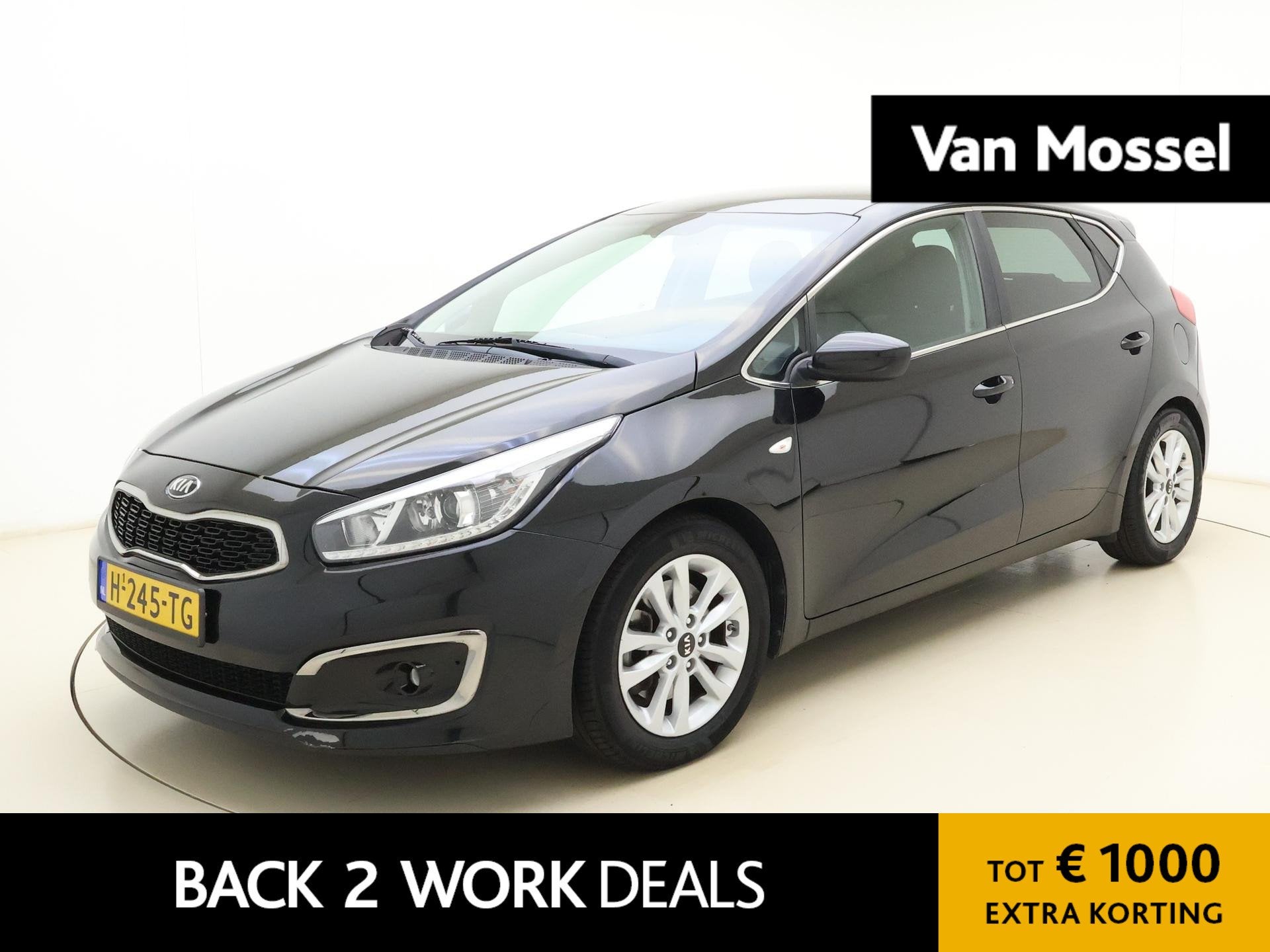 Kia cee'd Sportswagon 1.4 CVVT Trekhaak | Achteruitrijcamera, Auto's, Voorwielaandrijving, Gebruikt, 4 cilinders, Zwart