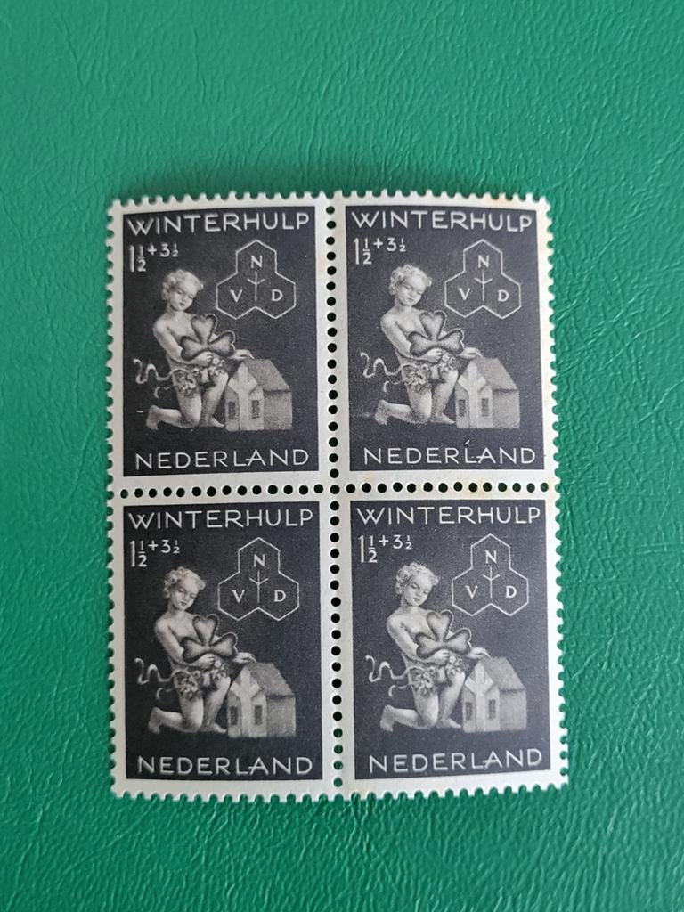 Postzegels Winterhulp-Volksdienst 1944, Postzegels en Munten, Ophalen of Verzenden, Na 1940, Postfris