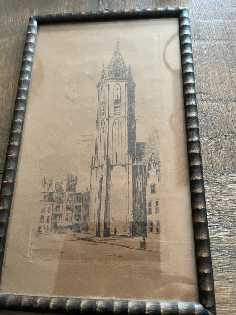 F van Gelder schilderijtje, Antiek en Kunst, Ophalen of Verzenden