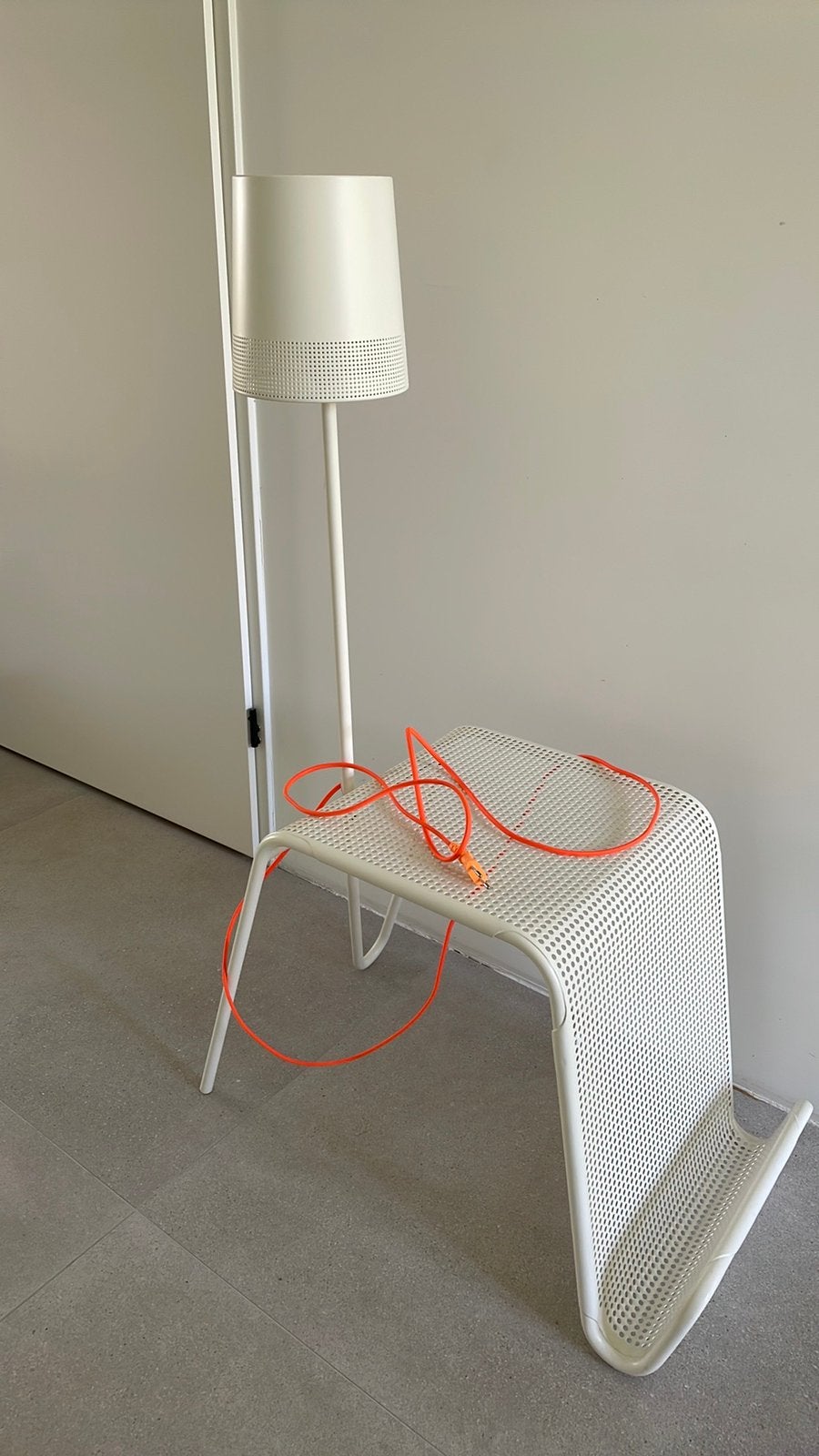 Vintage Ikea PS 2014 Tomek Rigalik bijzettafel lamp, Minder dan 55 cm, Gebruikt, Rond, Ophalen