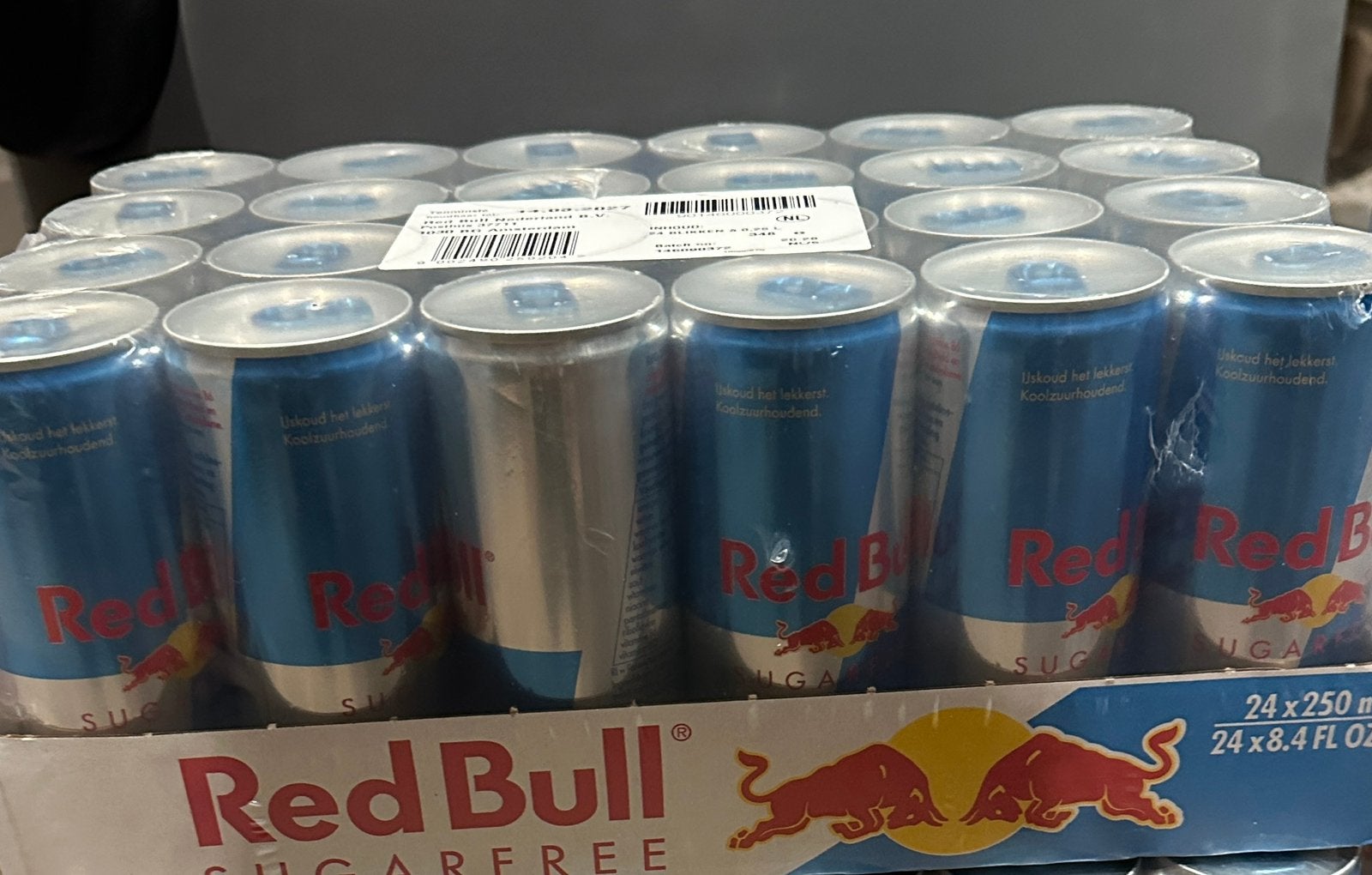 ️ 🏎️Red Bull sugarfree tray energydrank, Ophalen