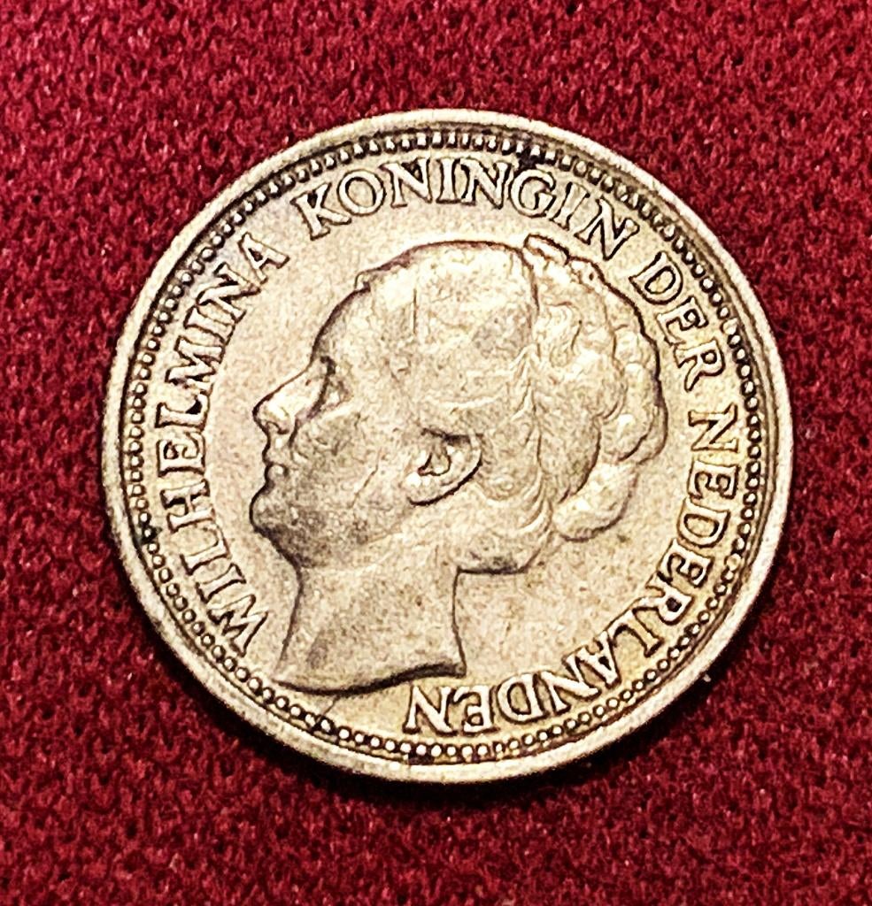 Zilveren 10 Cent Munt uit 1938 Wilhelmina, Postzegels en Munten, Munten | Nederland, Ophalen, Zilver, 10 cent, Koningin Wilhelmina