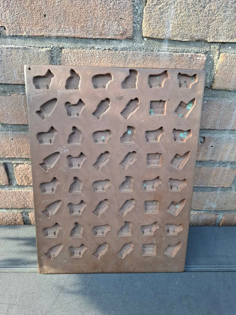 Chocolade mal oude metalen vintage dieren, Ophalen of Verzenden