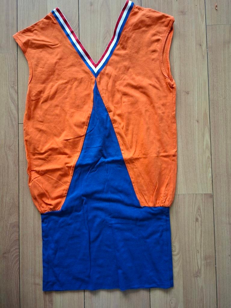 Vintage Oranje Bavaria Jurk - Voetbal Fan Maat M, Kleding | Dames, Jurken, Gedragen, Maat 38/40 (M), Oranje, Ophalen of Verzenden
