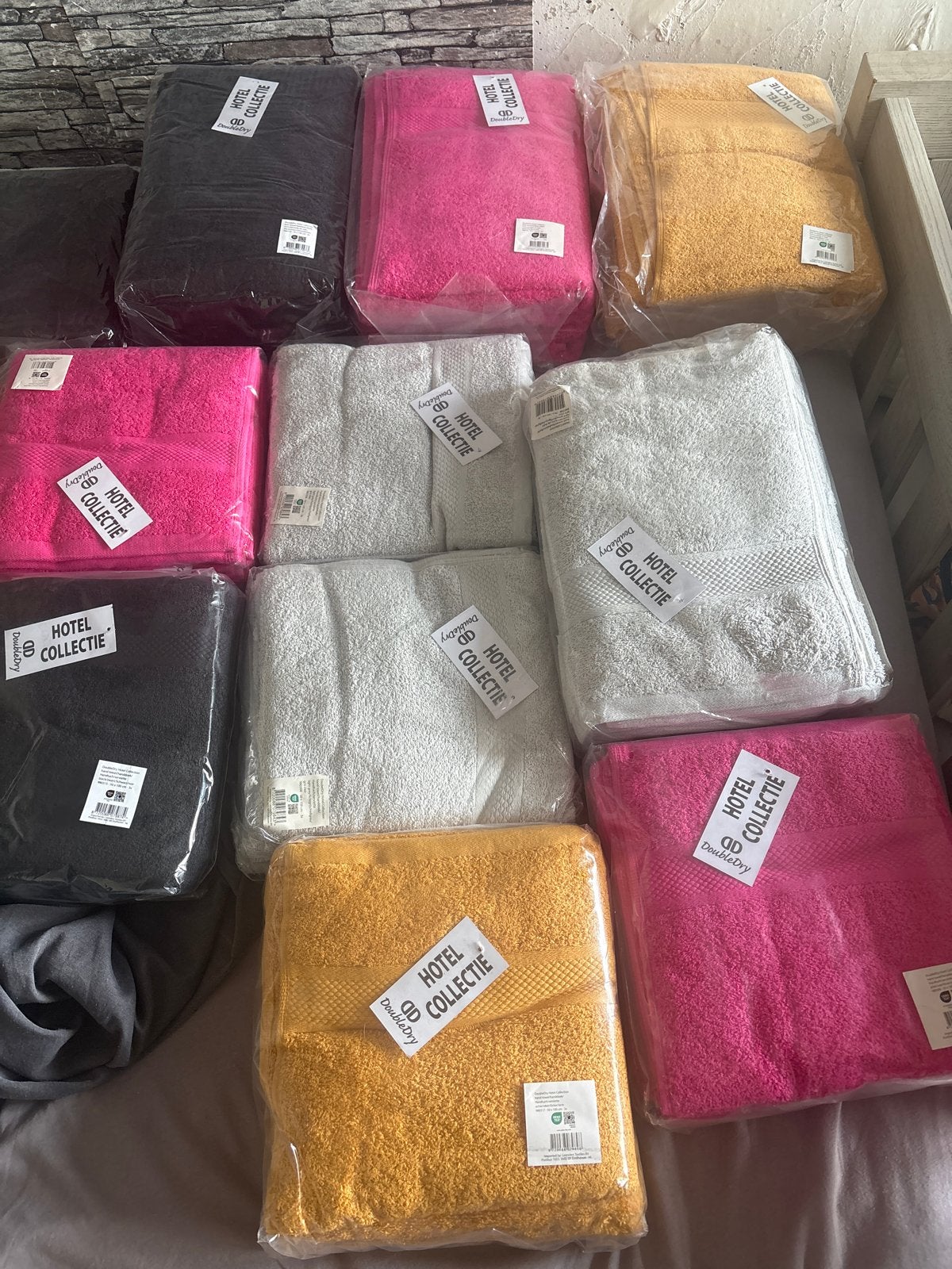 Hotel Collectie Handdoeken - Diverse kleuren en maten, Ophalen, Meerkleurig, Overige merken, Handdoek
