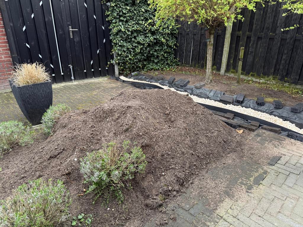 Gratis schoon uitgegraven zand / tuingrond, Tuin en Terras, Zand, Ophalen, Gebruikt, Overige typen