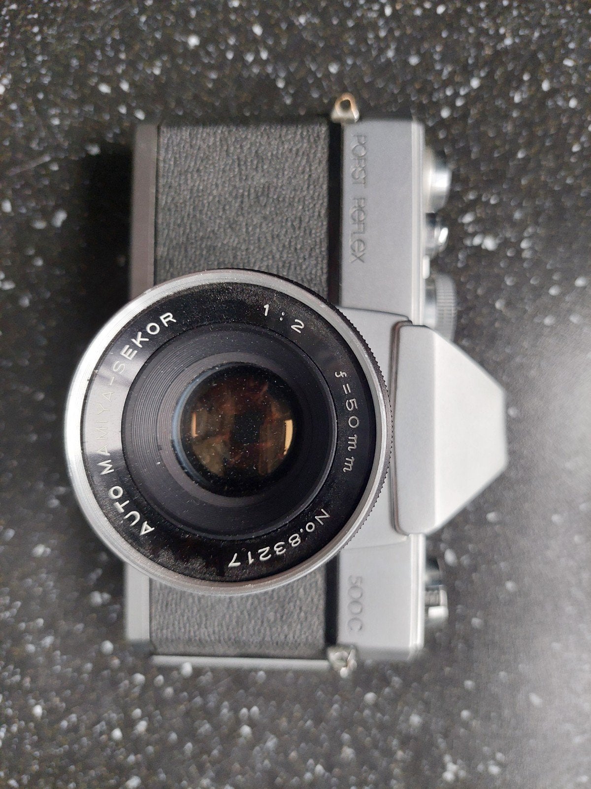Analoge Porst Reflex camera met Auto M. Sekor lens, Ophalen of Verzenden, Gebruikt, Spiegelreflex, Overige Merken