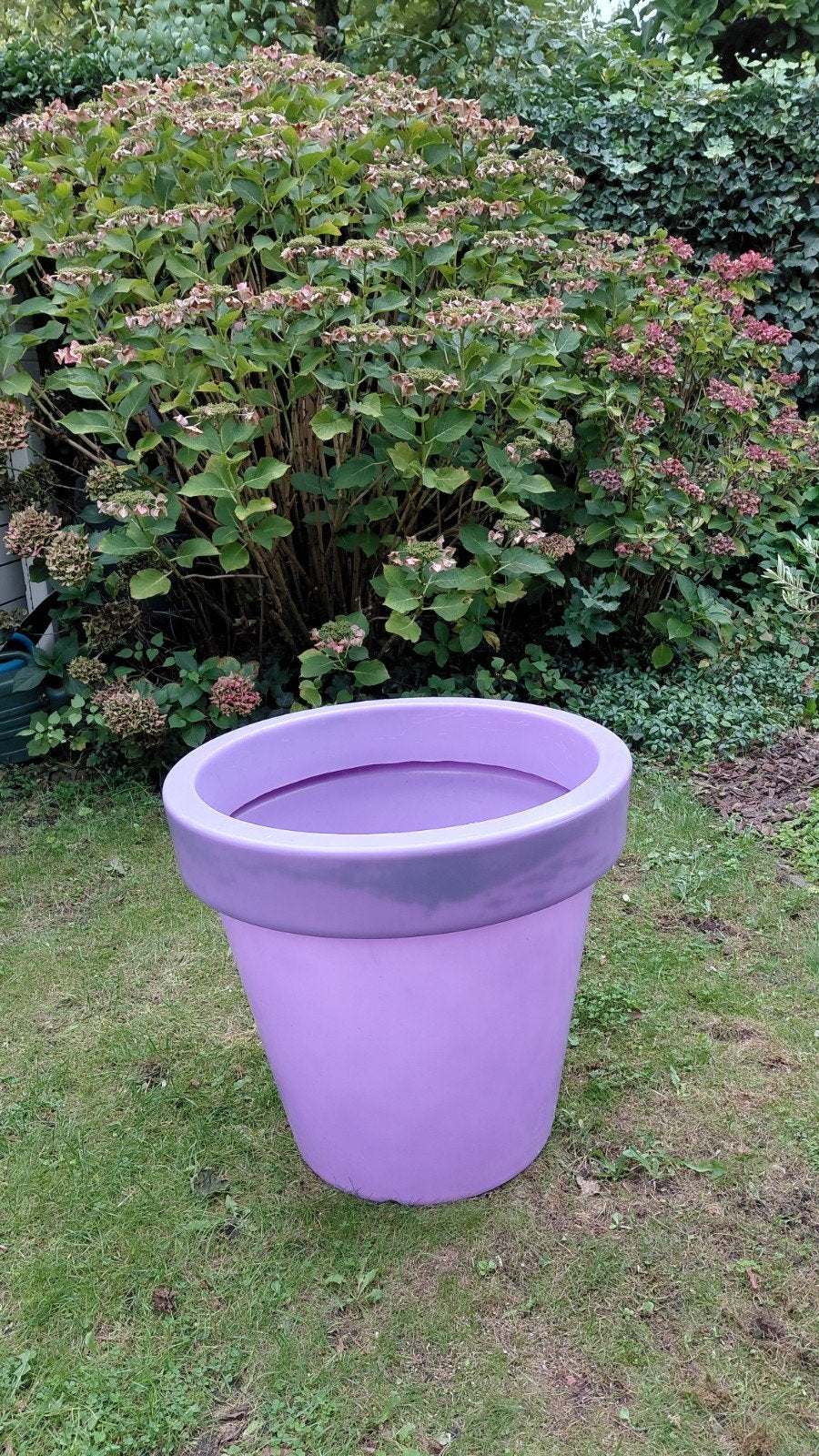kunststof buiten bloempot, kleur paars,l, Ophalen, Kunststof, 40 cm of meer, Rond