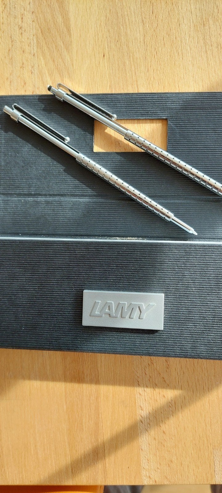 LAMY spirit pennenset (Wolfgang Fabian) met originele doos, Verzamelen, Overige merken, Pennenset, Met doosje, Ophalen of Verzenden