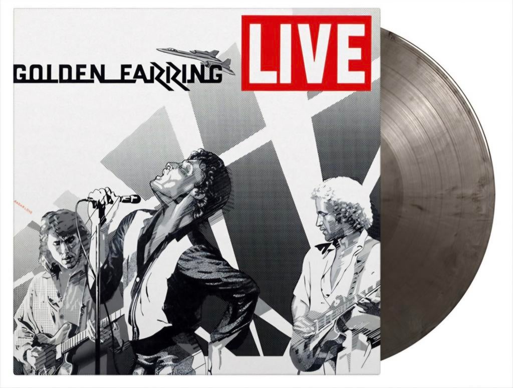 GOLDEN EARRING LIVE LIMITED BULLIT GENUMMERDE UITVOERING, Ophalen of Verzenden, Zo goed als nieuw, 12 inch, Poprock