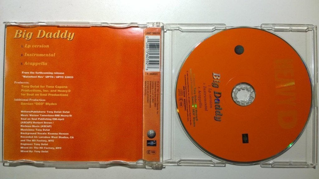 Heavy D - Big Daddy, Ophalen of Verzenden, Zo goed als nieuw, Hiphop en Rap