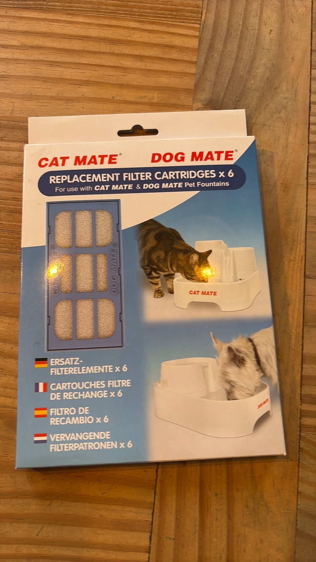 Cat Mate filters voor waterfontein, Dieren en Toebehoren, Ophalen of Verzenden, Nieuw