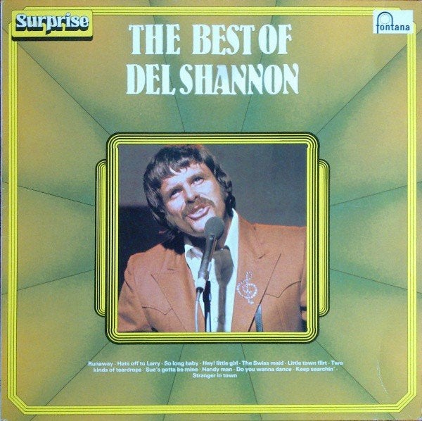Del shannon ‎  the best of del shannon  lp, LP, Gebruikt, Pop, Complilatie
