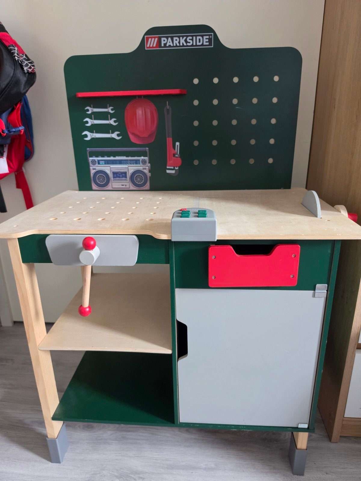 Parkside Kinderwerkbank - Speelgoed Werkbank, Ophalen, Zo goed als nieuw, Jongen of Meisje