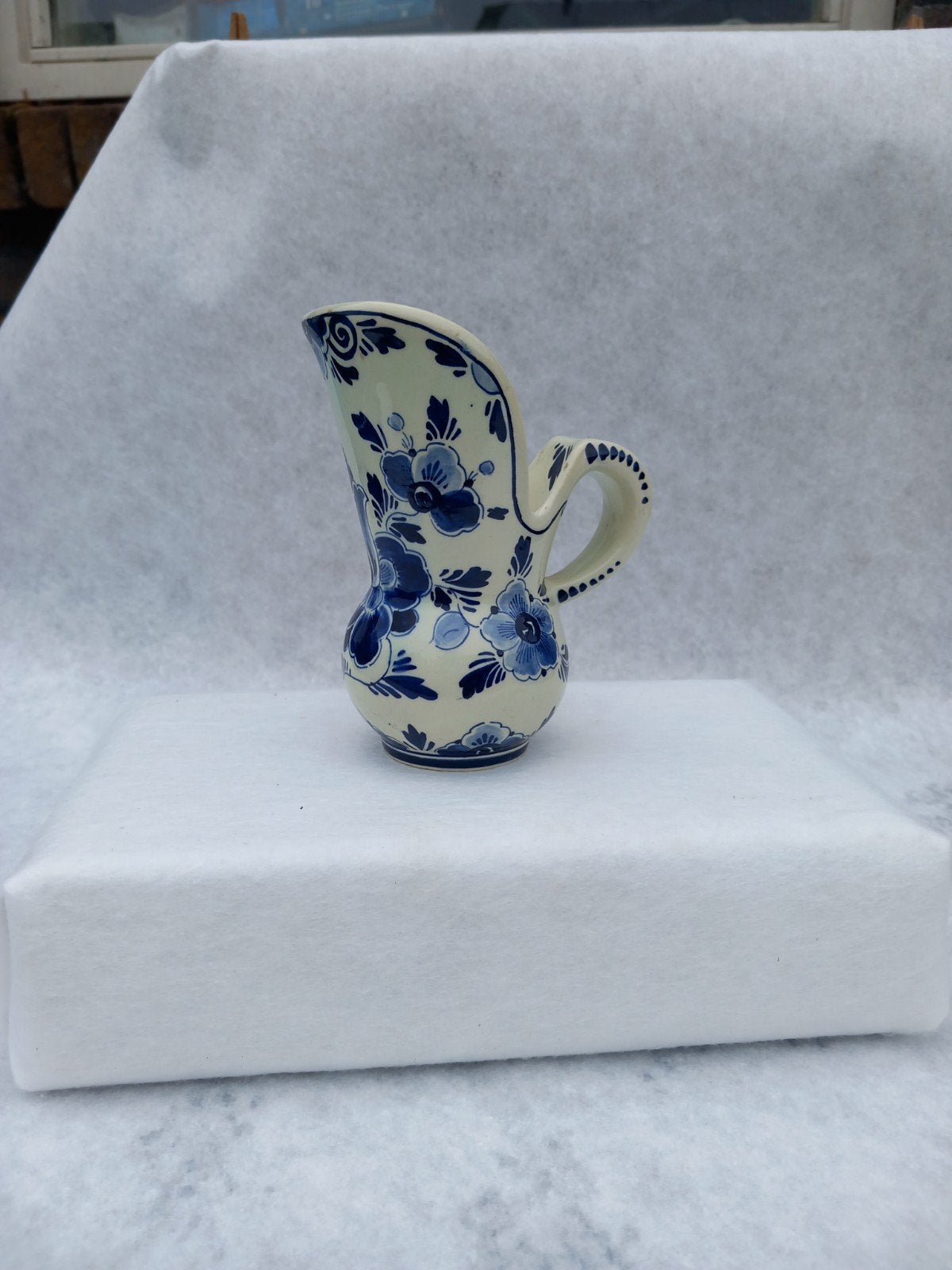 Delfts Blauw Melkkannetje - Handgeschilderd Holland, Antiek en Kunst, Ophalen of Verzenden