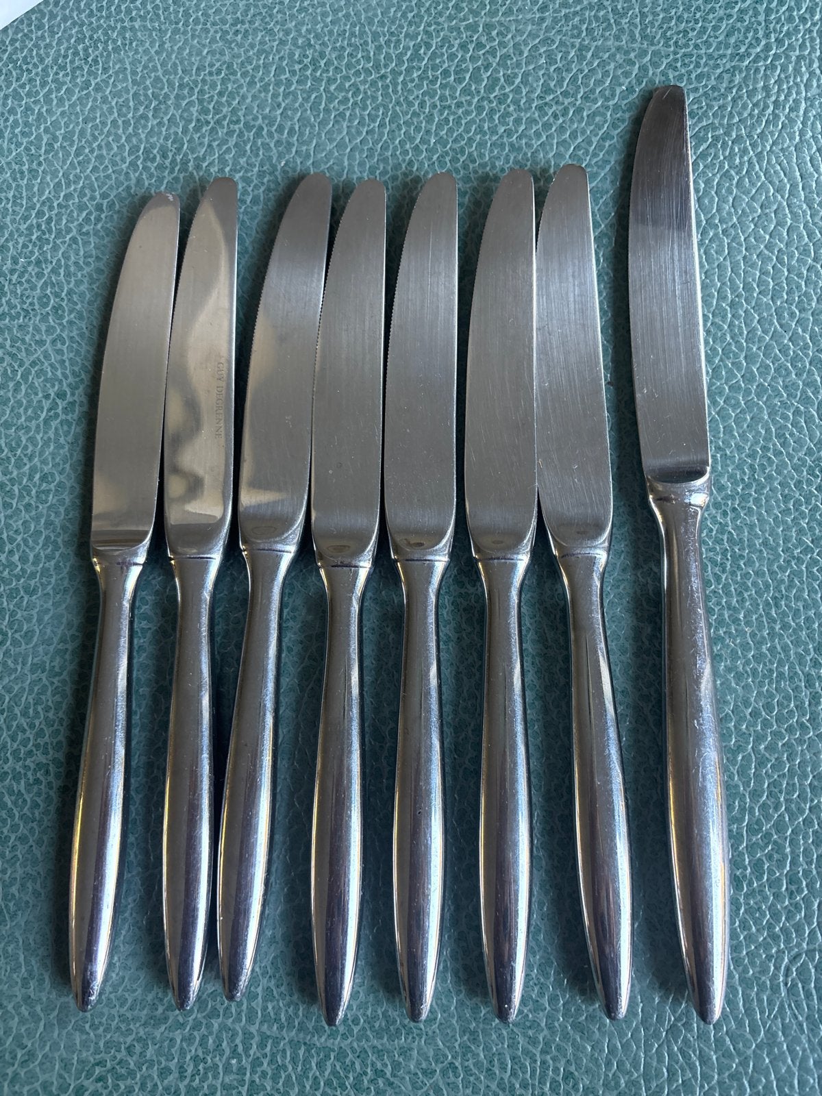 Guy Degrenne Nice messen - Set van 7 kleine en een grote mes, Ophalen of Verzenden