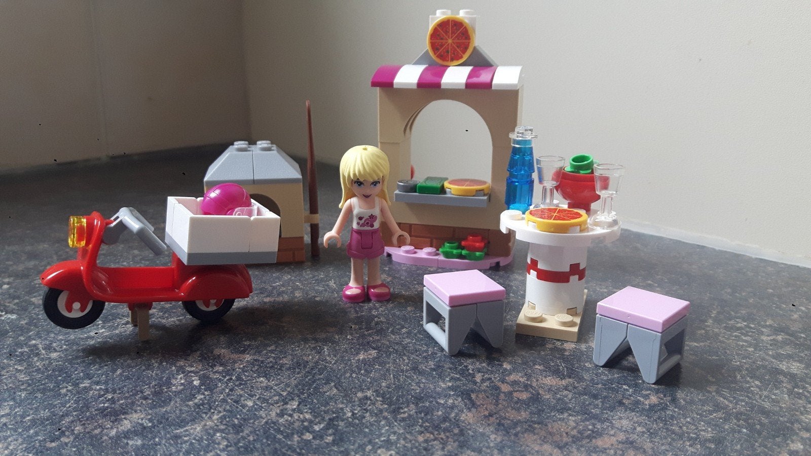 Lego friends 41092 Stephanie's pizzaria, Compleet, Lego, Friends, Ophalen of Verzenden