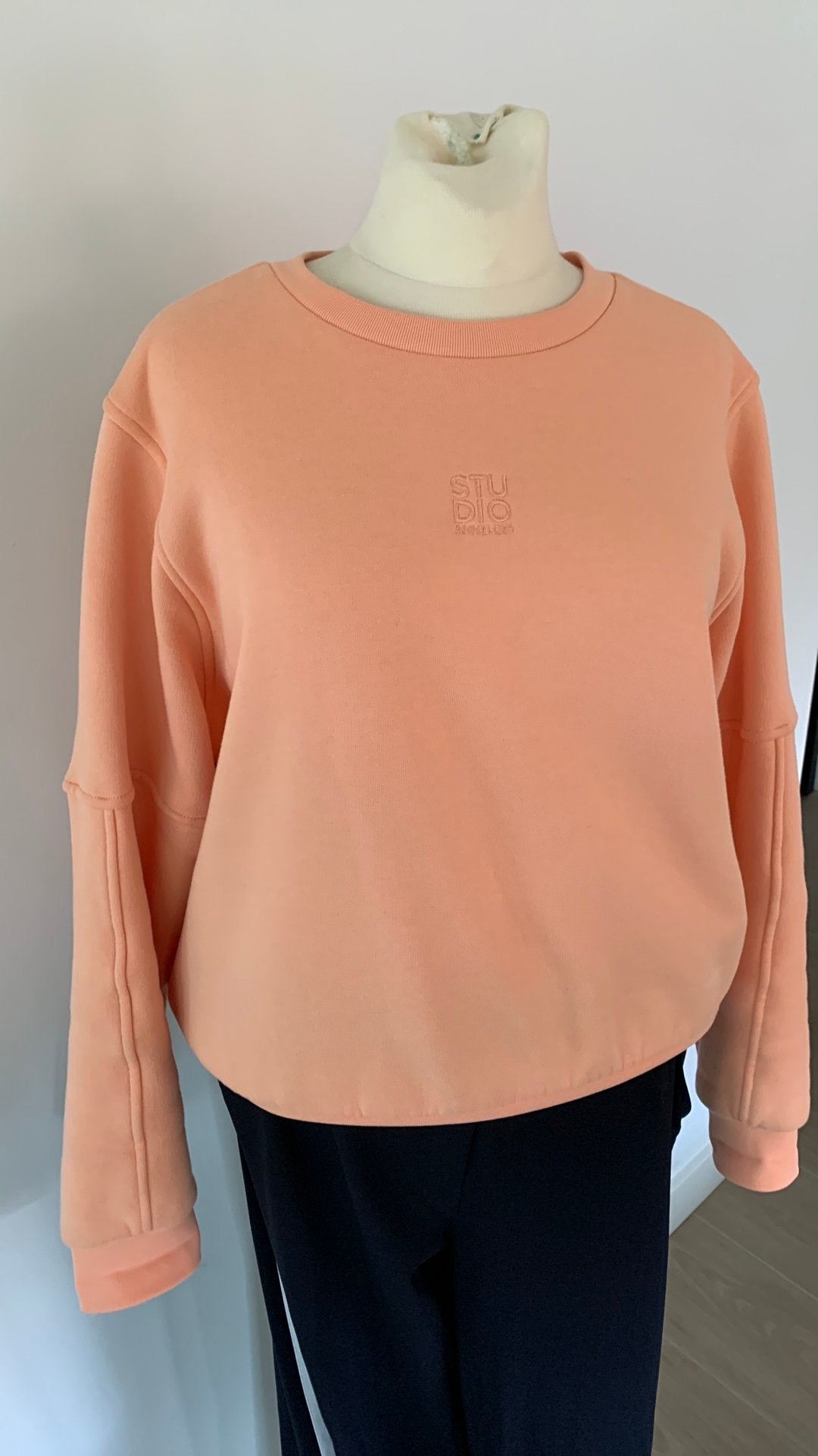 Studio anneloes sweater zalm mt s/m, Ophalen of Verzenden, Zo goed als nieuw, Maat 34 (XS) of kleiner, Oranje