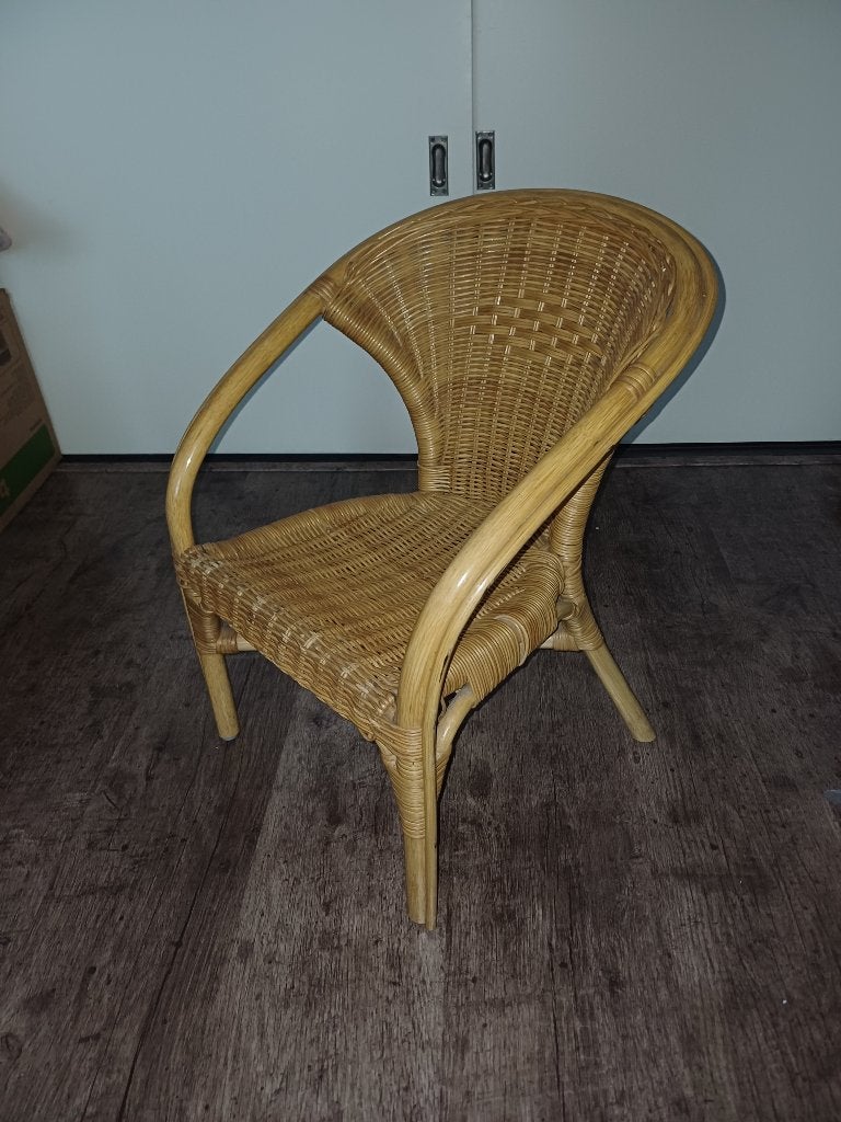 Rieten kinderstoeltje, Kinderen en Baby's, Kinderstoelen, Ophalen, Gebruikt, Overige typen