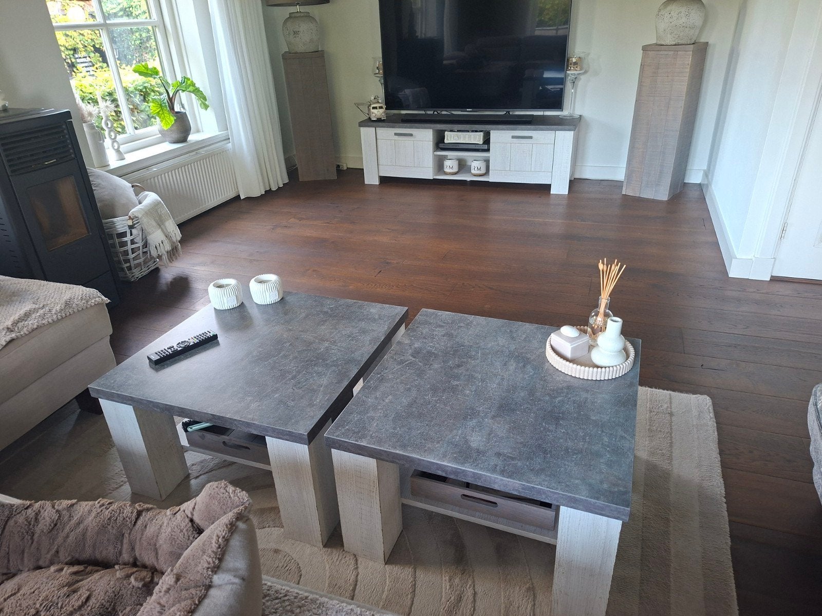 Piet Klerx Meubelset: Wandkasten, Salontafels, TV-kast, Huis en Inrichting, Ophalen, Met deur(en), Minder dan 150 cm, 150 tot 200 cm