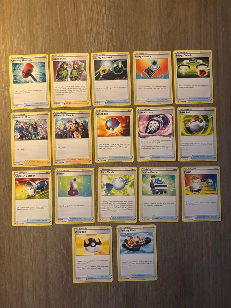 Crown Zenith - Kaarten Set - Diverse Trainers €0,25 perstuk, Ophalen of Verzenden, Zo goed als nieuw, Meerdere kaarten