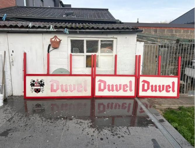 Duvel windschermen, Caravans en Kamperen, Windschermen, Ophalen, Gebruikt