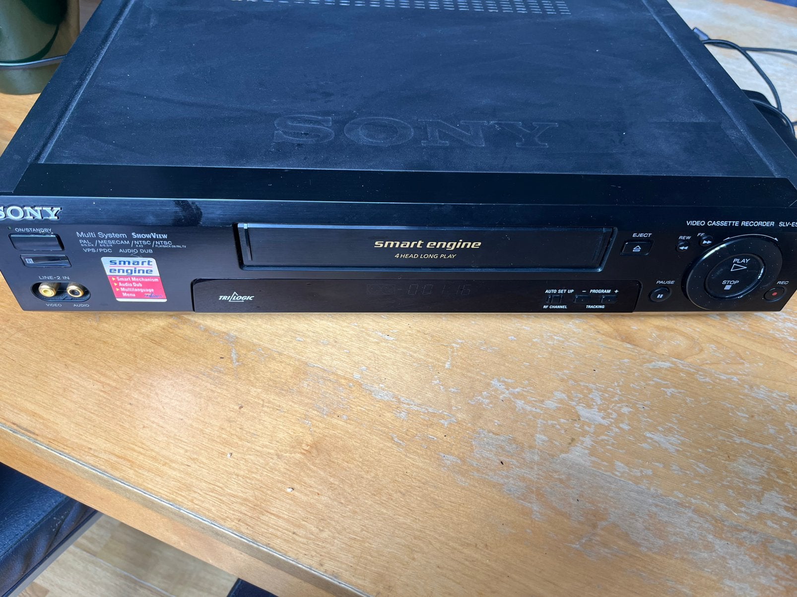 Sony video recorder SLV-E580 met remote. Werkt goed, Verzenden, Zo goed als nieuw, Sony